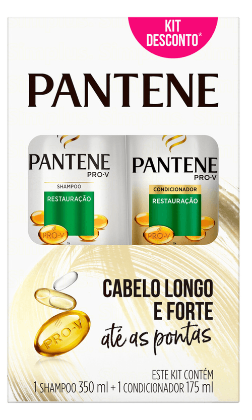 Kit Shampoo 350ml + Condicionador 175ml Pantene Pro-V Restauração