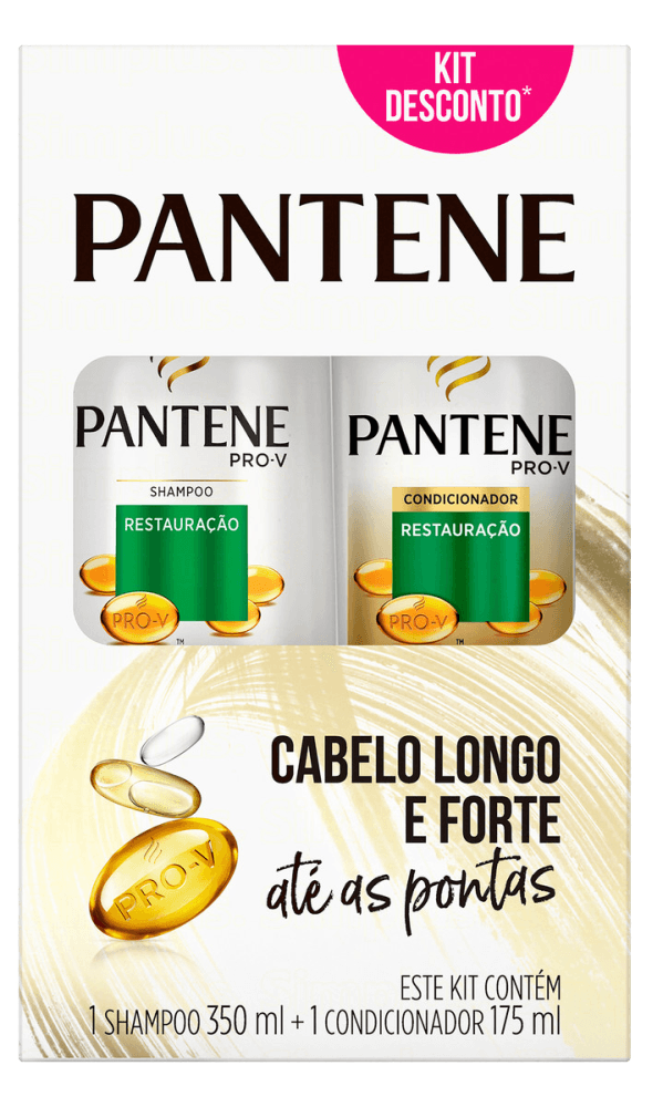 Kit-Shampoo-350ml---Condicionador-175ml-Pantene-Pro-V-Restauracao