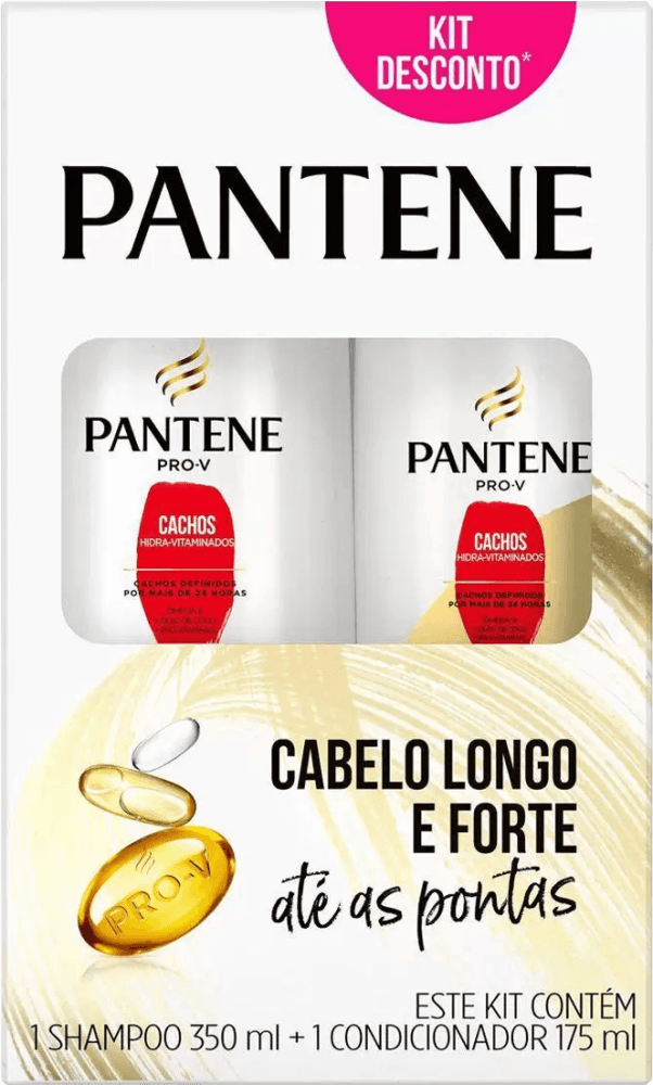 Kit-Shampoo-350ml---Condicionador-175ml-Pantene-Pro-V-Cachos-Hidra-Vitaminados