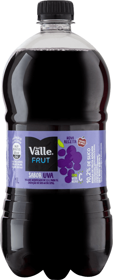 Bebida Adoçada Uva Del Valle Frut Garrafa 1l