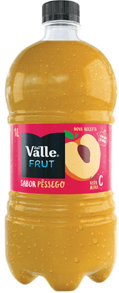 Bebida de Fruta Adoçada de Pêssego Del Valle Frut Garrafa 1l