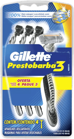 Aparelho-Descartavel-para-Barbear-Extra-Suave-Gillette-Prestobarba3-4-Unidades-Pague-Menos