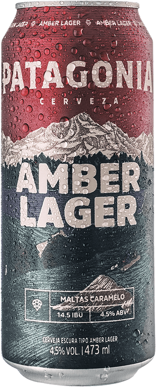 Cerveja Patagonia Amber Lager 473ml Lata