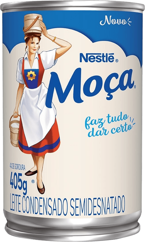 Leite Condensado Semidesnatado Nestlé Moça Lata 405g