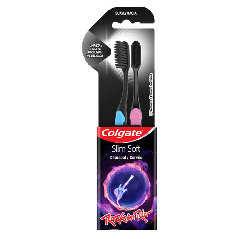 Escova-Dental-Macia-Carvao-Rock-in-Rio-Colgate-Slim-Soft-2-Unidades