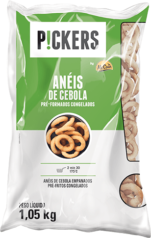 Anéis Cebola Empanados Mccain Congelados 1,05Kg
