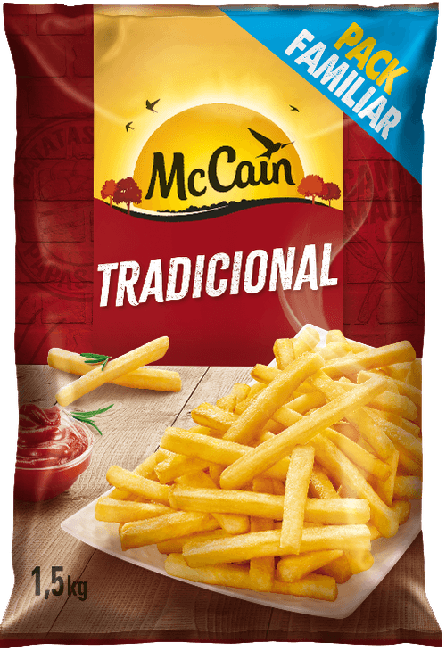 Batata Pré-Frita Tradicional Congelada McCain Pacote 1,5kg Tamanho Família