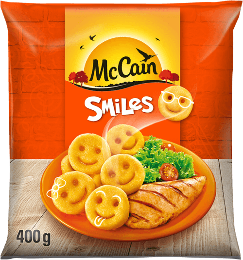 Batata Pré-Frita Smiles Congelada McCain Pacote 400g