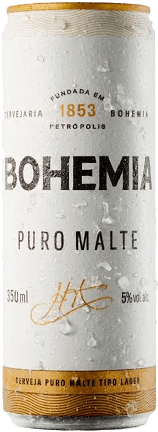 Cerveja Bohemia Puro Malte 350ml Lata