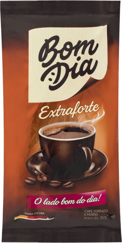 Café Torrado e Moído Extraforte Bom Dia Pacote 500g