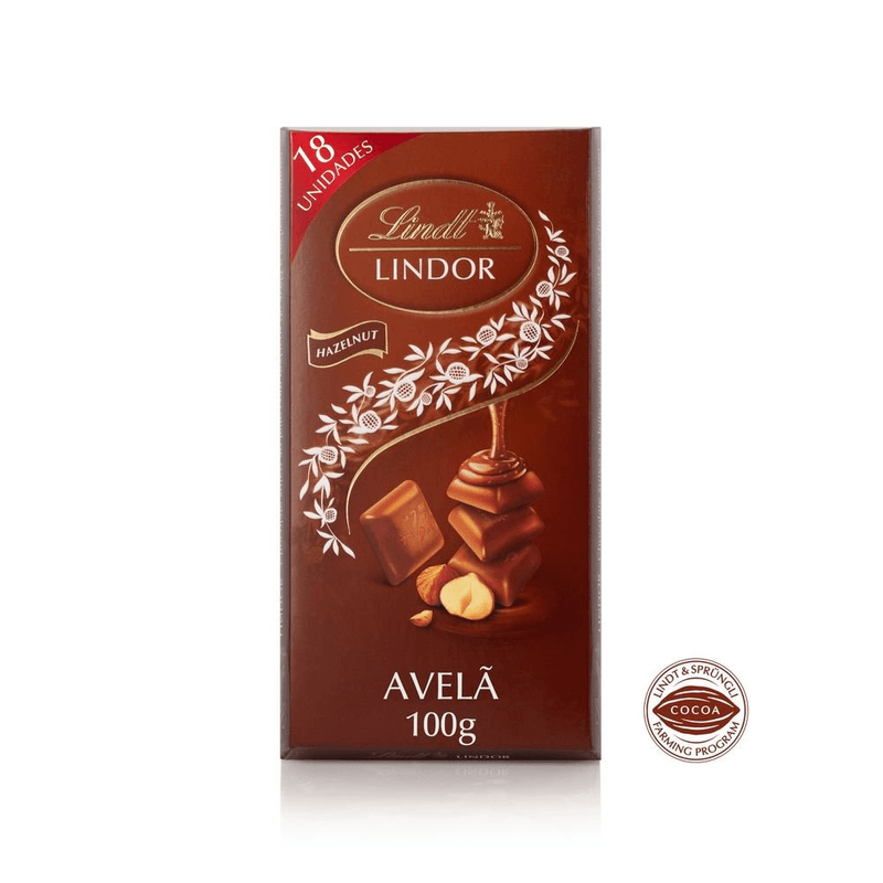 Chocolate-Suico-ao-Leite-com-Pedacos-de-Avelas-Recheio-Cremoso-Lindt-Lindor-100g