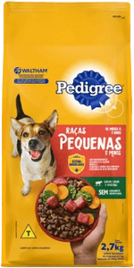 Alimento-100--Completo-e-Balanceado-para-Caes-Adultos-Racas-Minis-e-Pequenas-Carne-e-Vegetais-Pedigree-Pacote-27kg