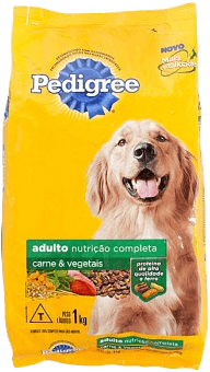 Alimento-100--Completo-e-Balanceado-para-Caes-Adultos-Carne-e-Vegetais-Pedigree-Pacote-900g