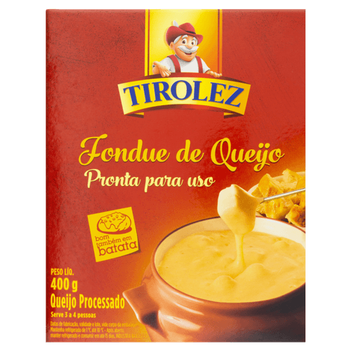Fondue de Queijo Processado Tirolez Caixa 400g