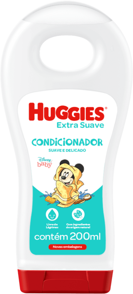 Condicionador Extra Suave Disney Baby Huggies Frasco 200ml