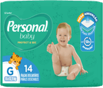 Fralda-Descartavel-Infantil-Personal-Baby-Protect--amp--Sec-G-Pacote-14-Unidades