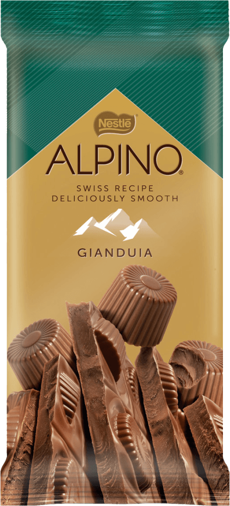 Chocolate Ao Leite Gianduia Alpino Pacote 85g