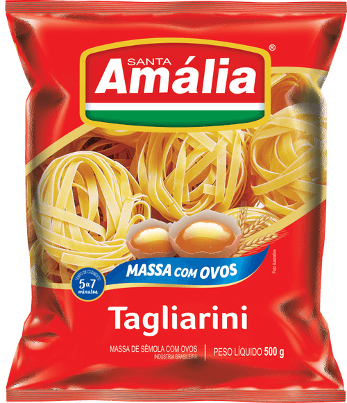 Massa com Ovos Santa Amália Tagliarinni Ninho N°1 500 g