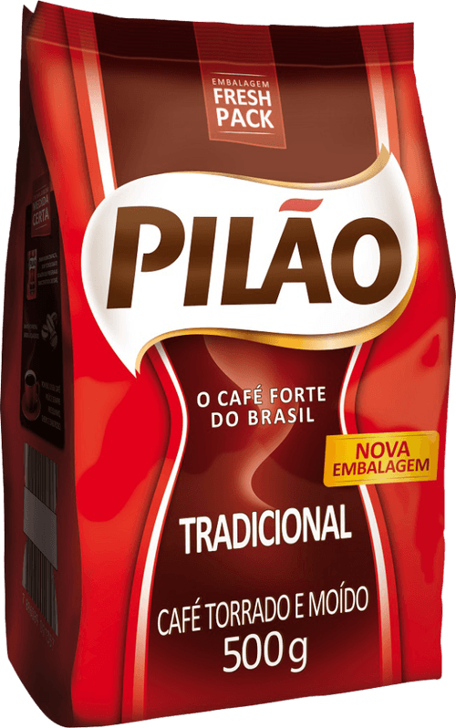 Café Torrado e Moído Tradicional Pilão Pacote 500g