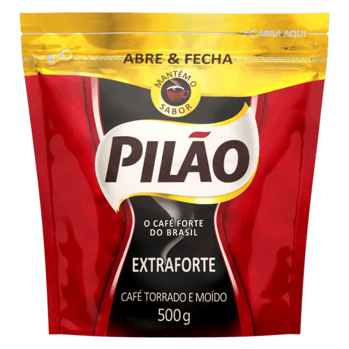 Café Torrado e Moído Extraforte Pilão Pouch 500g