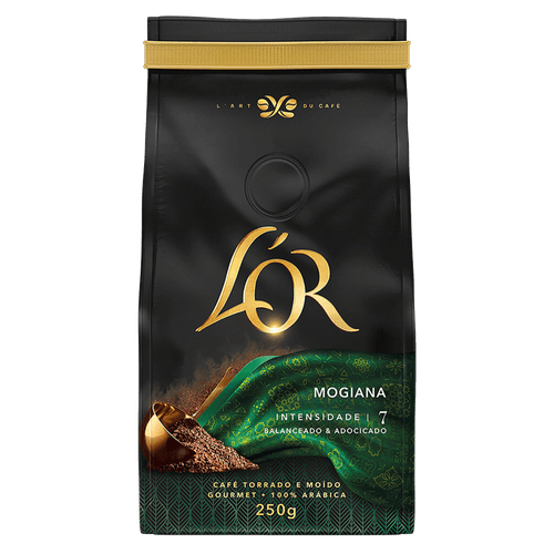 Café Torrado e Moído Mogiana 100% Arábica L'or Gourmet Pacote 250g