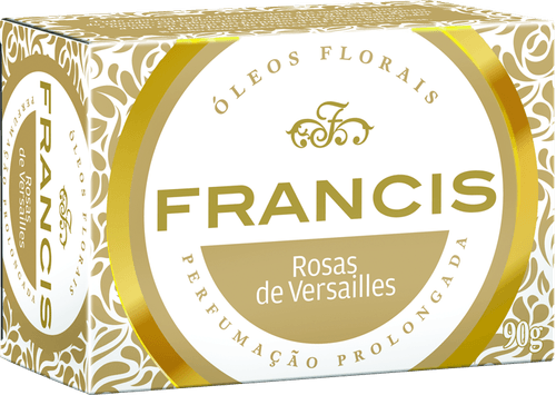 Sabonete em Barra Vegetal Rosa Branca e Patchouli Francis Caixa 90g