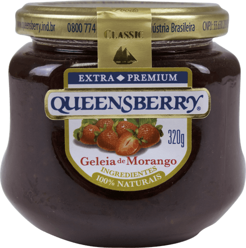 Geleia Morango Queensberry Classic Vidro 320g