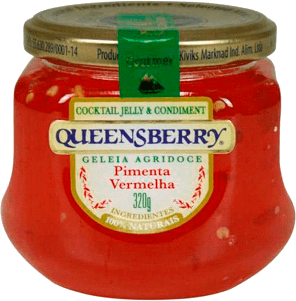 Geleia Agridoce de Pimenta-Vermelha Queensberry Gourmet Vidro 320g