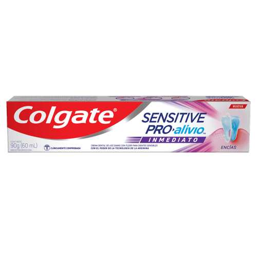 Creme Dental com Flúor Colgate Sensitive Pro-Alívio Imediato Gengivas Caixa 90g