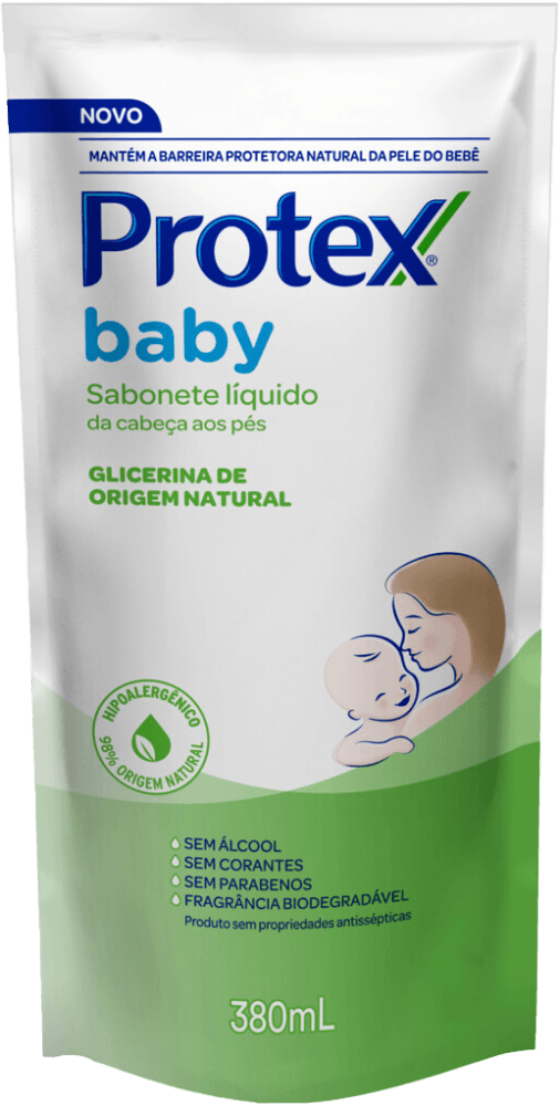 Sabonete-Liquido-da-Cabeca-aos-Pes-de-Glicerina-Protex-Baby-Sache-380ml-Refil