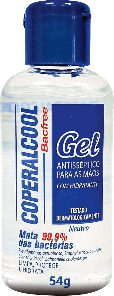 Álcool Gel Higienizador de Mãos Coperalcool Bacfree 54g