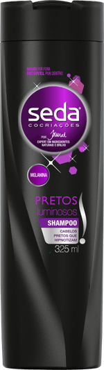 Shampoo-com-Vitamina-E-Oleo-de-Semente-de-Chia-e-Melanina-Seda-Pretos-Luminosos-Frasco-325ml