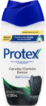 Sabonete-Liquido-Antibacteriano-com-Oleo-de-Linhaca-Protex-Carvao-Detox-Frasco-250ml