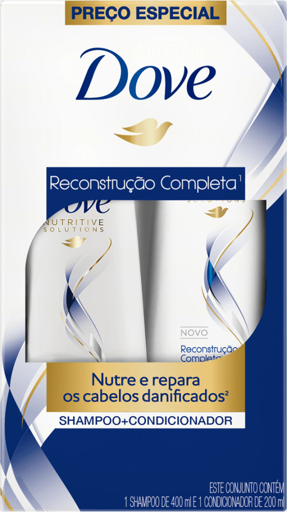 Kit-Shampoo-400ml---Condicionador-200ml-Dove-Reconstrucao-Completa-Preco-Especial