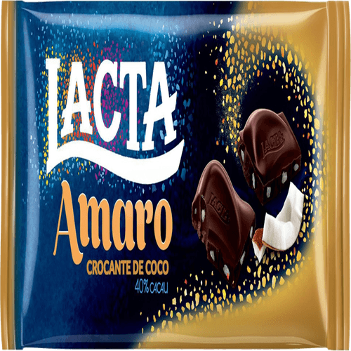 Chocolate Lacta Amaro Crocante de Coco 90g