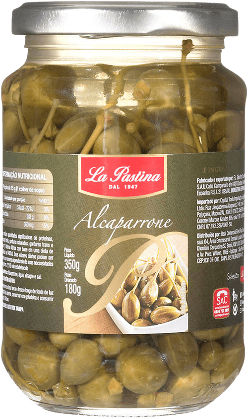 Alcaparrone em conserva La Pastina 350g