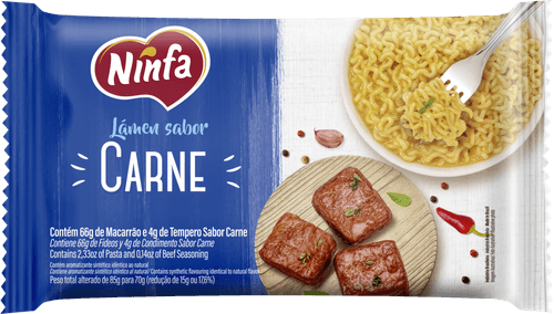 Macarrão Instantâneo Carne 70g