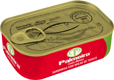 Sardinha Palmeira em Molho de Tomate 125g