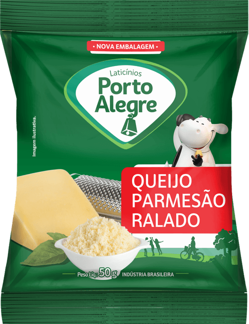 Queijo Parmesão Ralado Porto Alegre Pacote 50 g