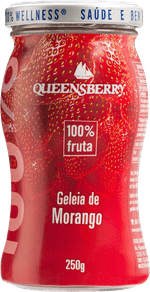 Geleia-100--Fruta-Morango-Light-Queensberry-Wellness-Vidro-250g