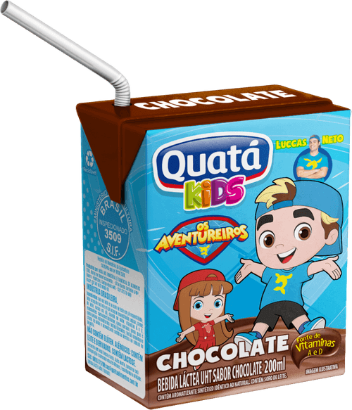 Bebida Láctea Quatazinho Chocolate 200ml