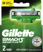 Carga-de-Aparelho-para-Barbear-Gillette-Mach3-Sensitive-2-Unidades