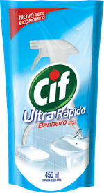 Limpador-de-Uso-Geral-Banheiro-sem-Cloro-Cif-Sache-450ml-Refil-Economico