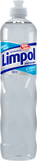 Detergente-Liquido-com-Glicerina-Antiodor-Cristal-Limpol-Squeeze-500ml