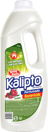 Desinfetante para Uso Geral Perfumado Bactericida Eucalipto Kalipto Frasco 2l