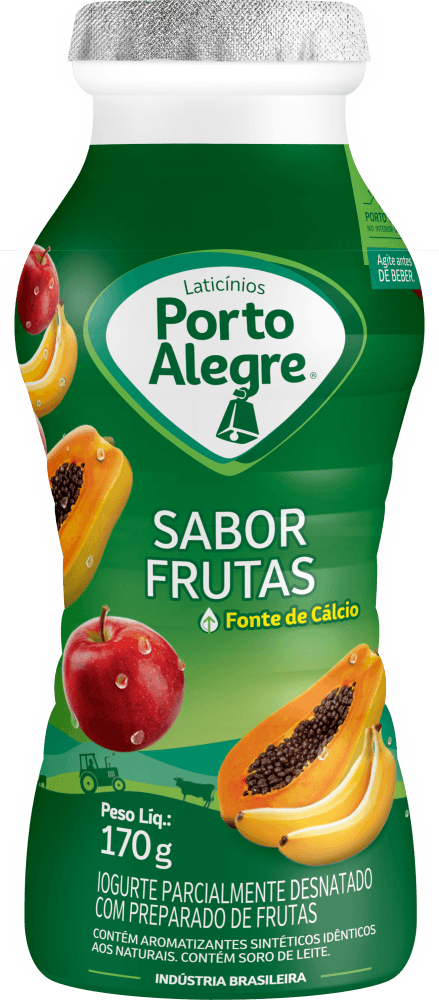 IOGURTE LIQUIDO PORTO ALEGRE SALADA FRUTA 170G