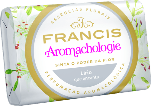 Sabonete em Barra com Essências Florais Lírio Francis Sedução Envoltório 85g