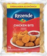 Empanado-a-Base-de-Carne-de-Frango-Crocante-Rezende-Chicken-Bits-Pacote-1kg-Embalagem-Economica