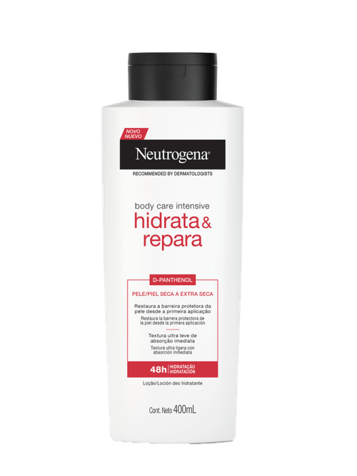 Loção Hidrata & Repara 48h Neutrogena Body Care Intensive Frasco 400ml