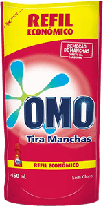 Tira-Manchas-Gel-sem-Cloro-Omo-Sache-450ml-Refil-Economico